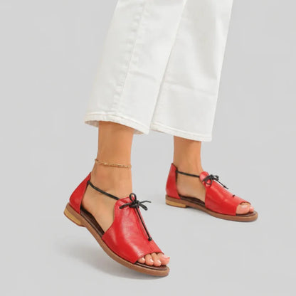 Sandales à Lacets Femme Élégantes et Confortables