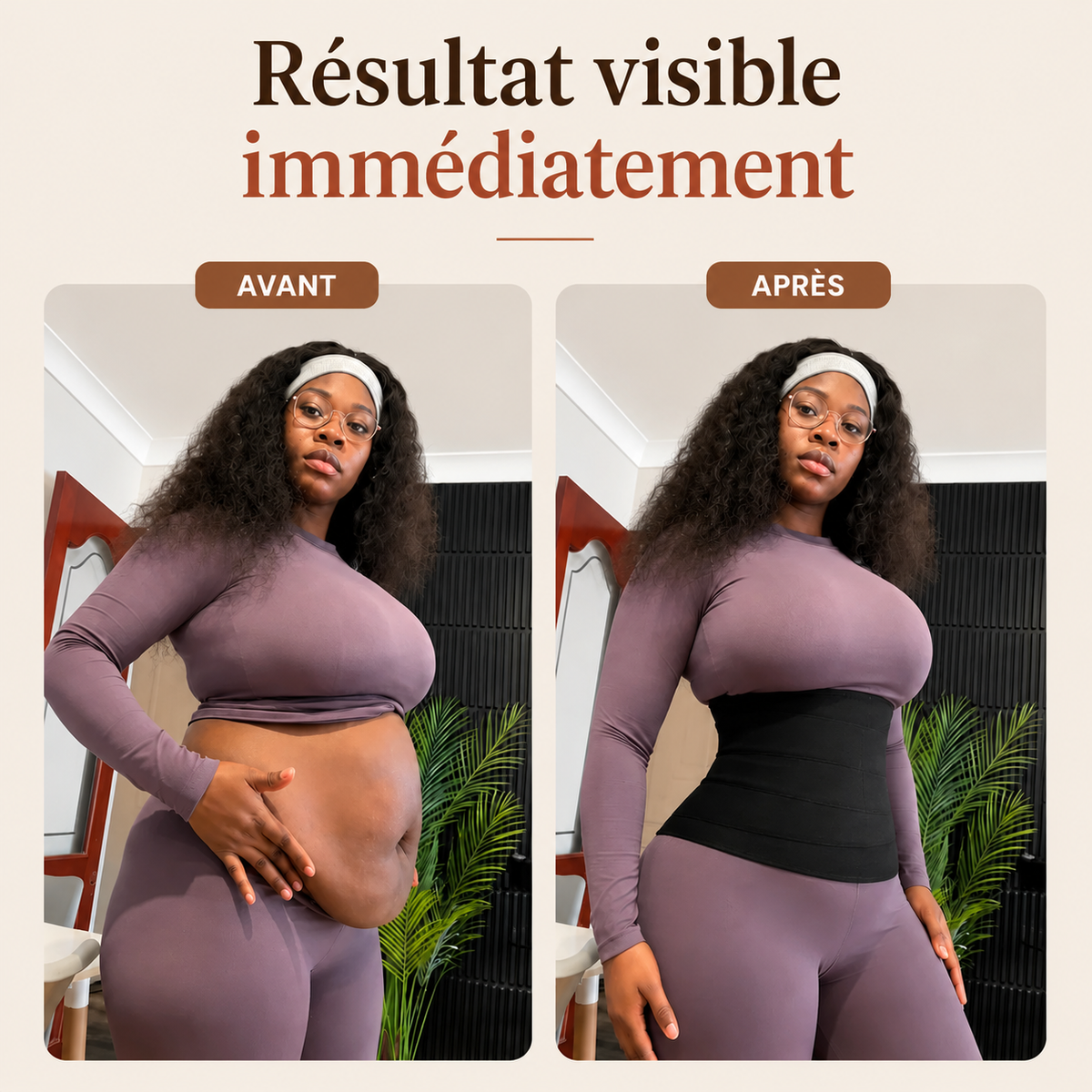 Ceinture abdominale post-partum