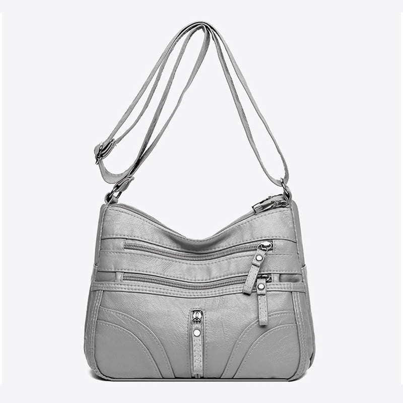 Vintage-Handtasche mit mehreren Fächern