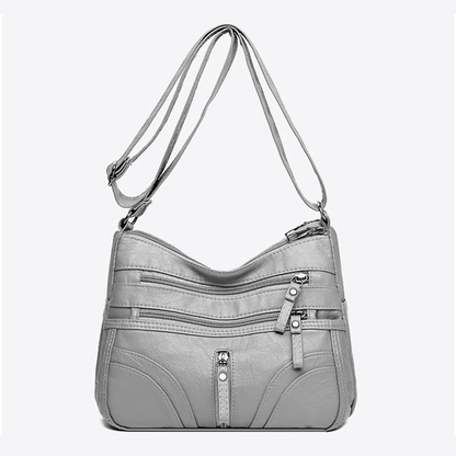 Vintage-Handtasche mit mehreren Fächern