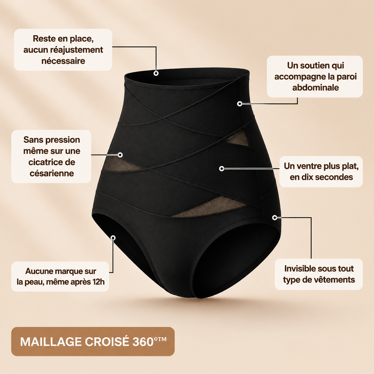 Culotte gainante post-partum
