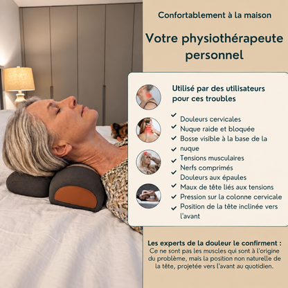 Coussin Cervical Ergonomique 3 en 1
