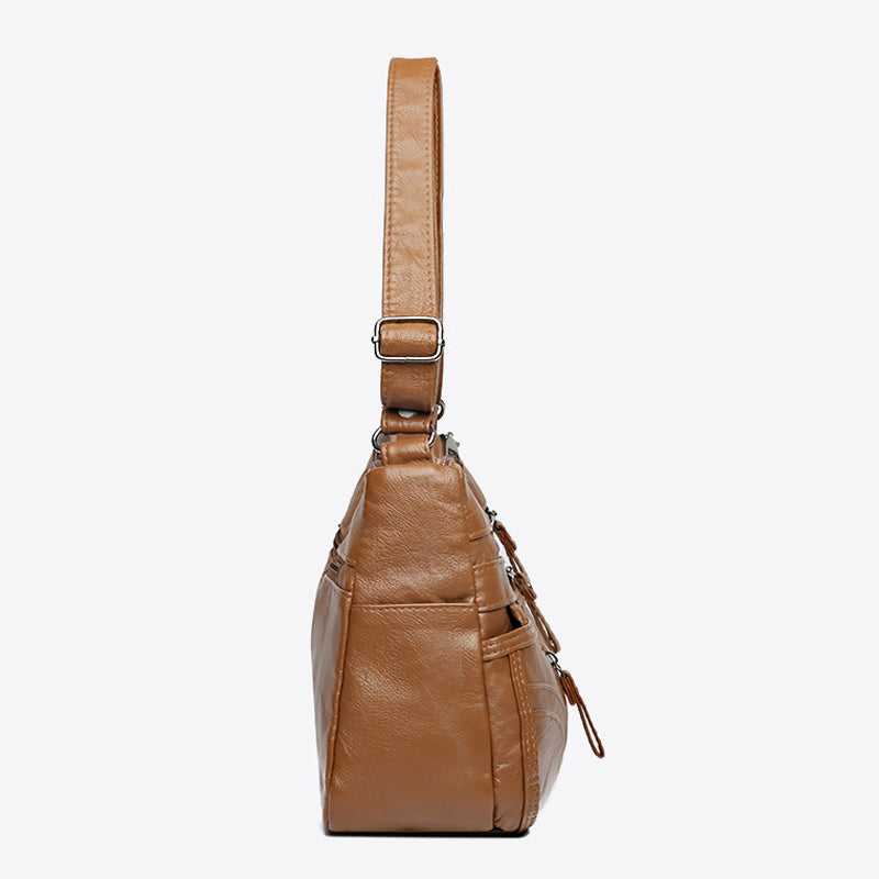 Vintage-Handtasche mit mehreren Fächern