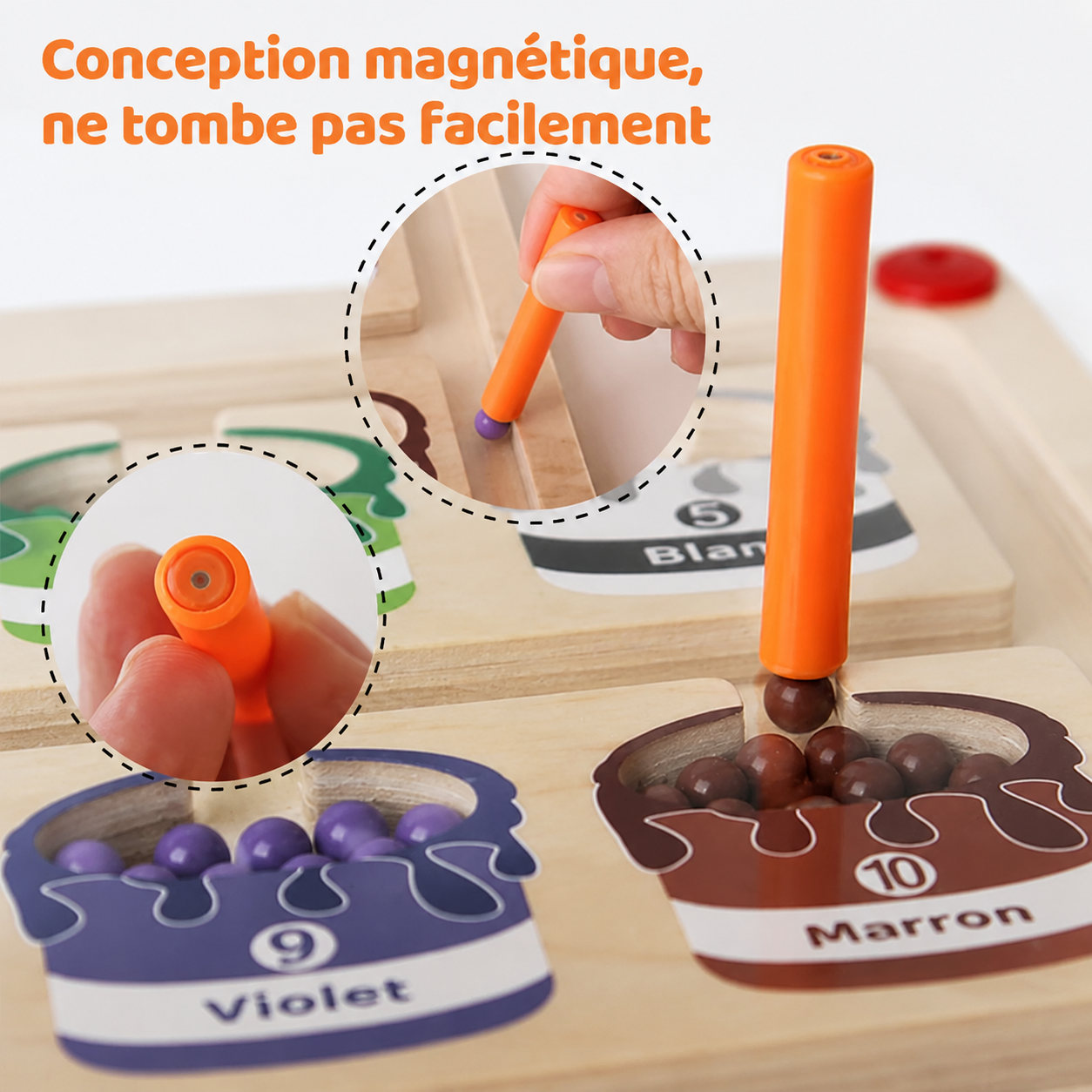 Magnetisches Lernlabyrinth für Kinder