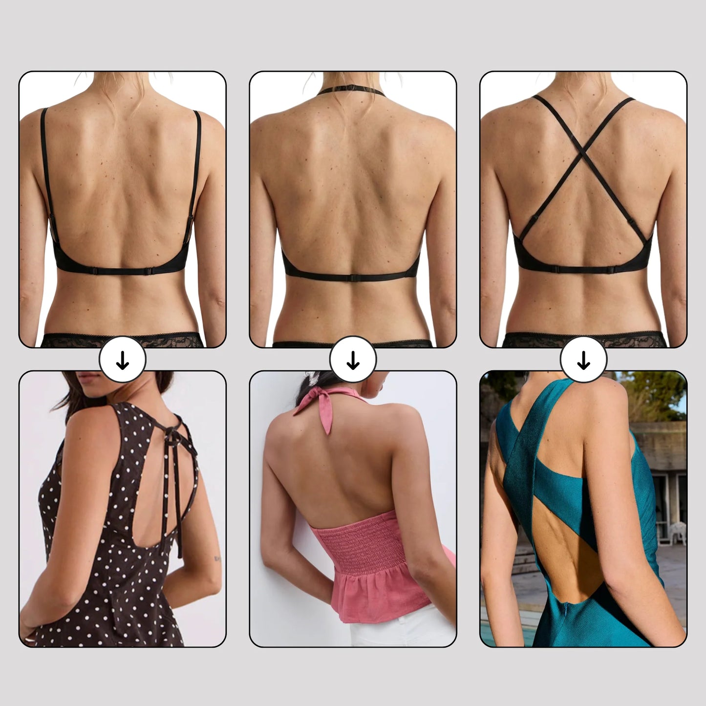Soutien-Gorge Dos Nu Invisible