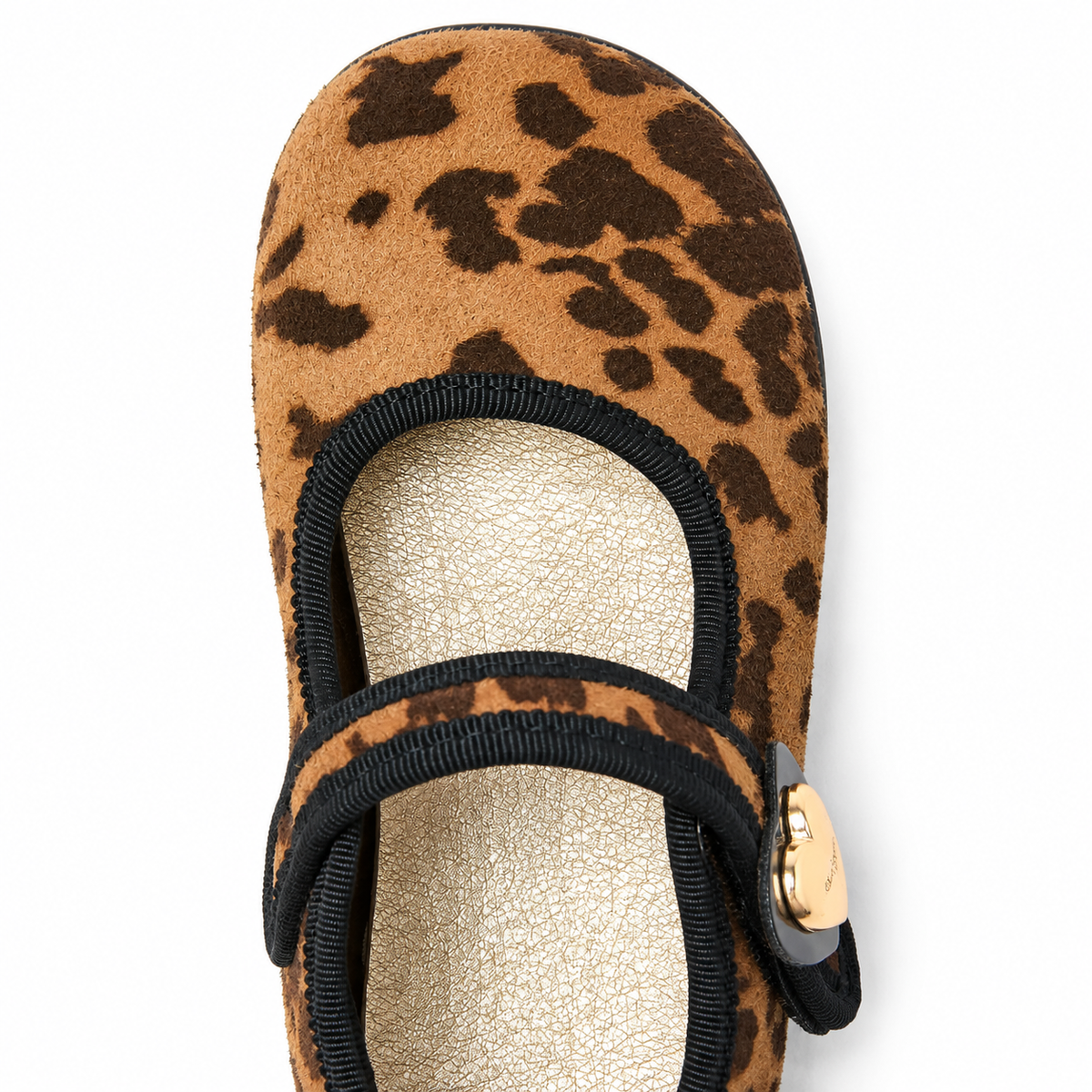 Barefoot-Ballerinas mit Leopardenmuster für Kinder