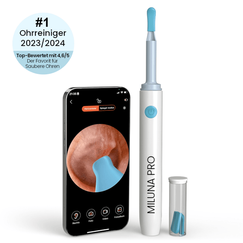 Miluna™ Pro – Intelligenter Ohrenreiniger mit HD-Kamera