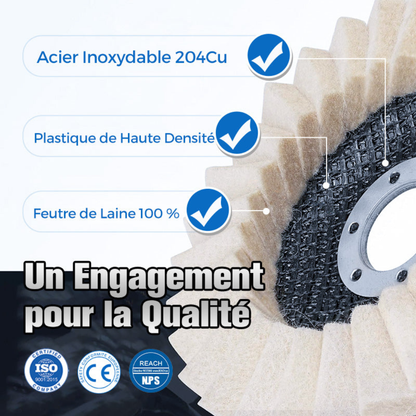 Lamellen-Polierplatte