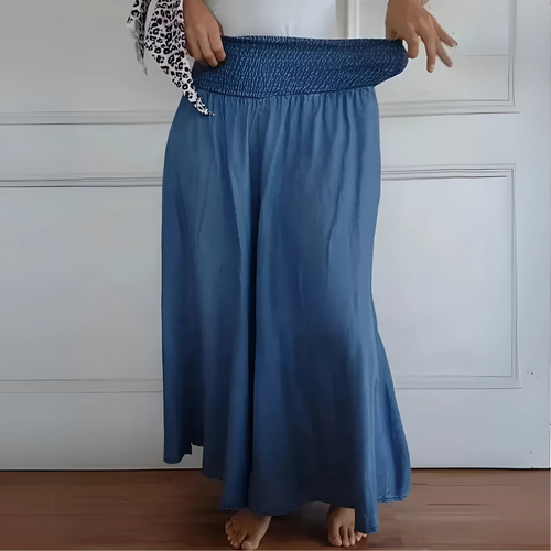 Pantalon jupe-culotte confortable