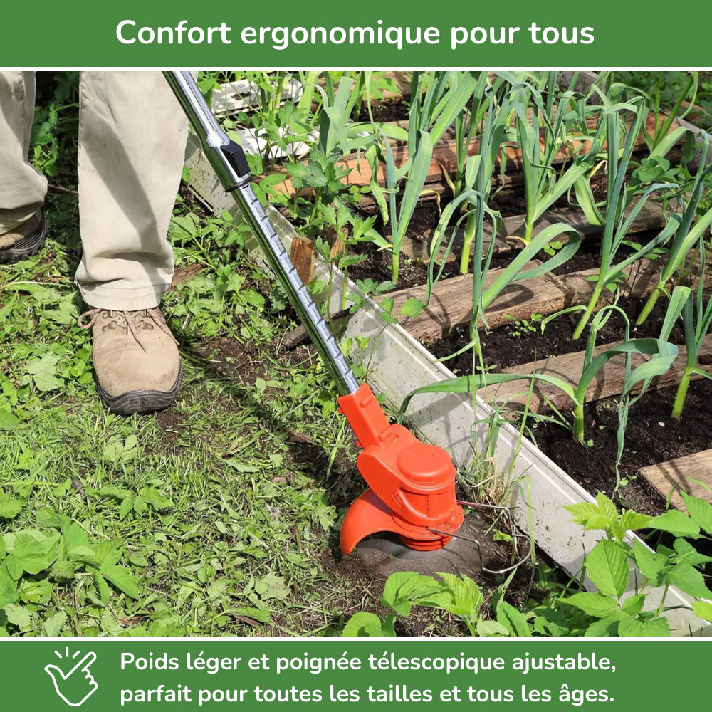 Débroussailleuse sans fil puissante pour jardin