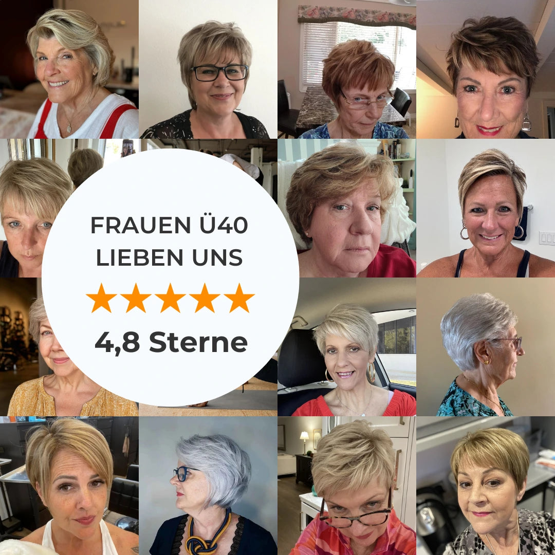 Intelligente Bürste für kurzes Haar