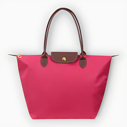 Elegante Oxford-Tasche mit Ledergriffen