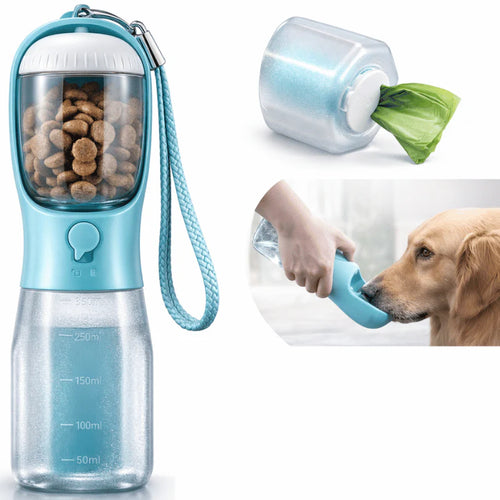 Tragbare 3-in-1-Trinkflasche für Haustiere