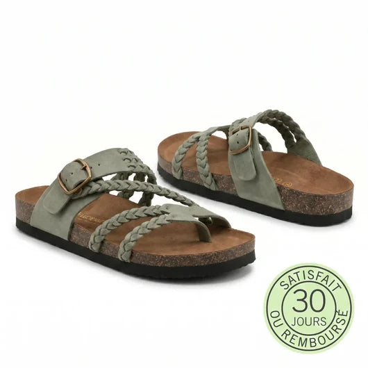 Sandales orthopédiques femme en cuir