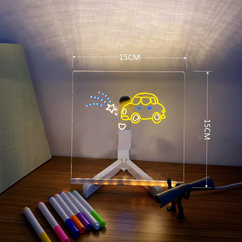 Tableau à dessin LED avec couleurs 1+1 Gratuit