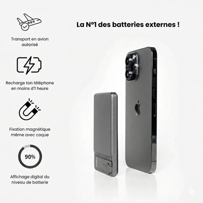 Ultrakompakte externe Mini-Powerbank