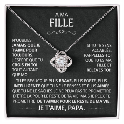 Collier "À Ma Fille"