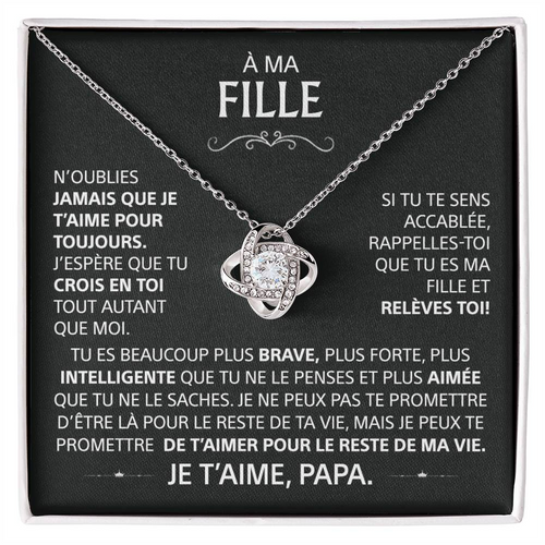 Collier "À Ma Fille"