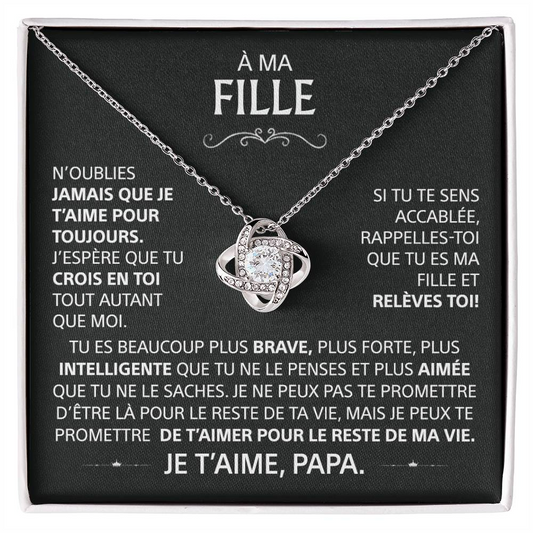 Collier "À Ma Fille"