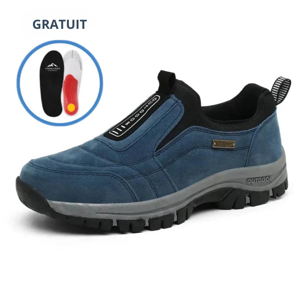 Rutschfeste Herrenschuhe, bequem und isolierend