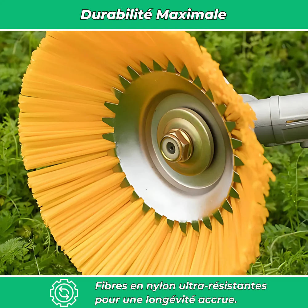 Tête débroussailleuse nylon haute performance jardin