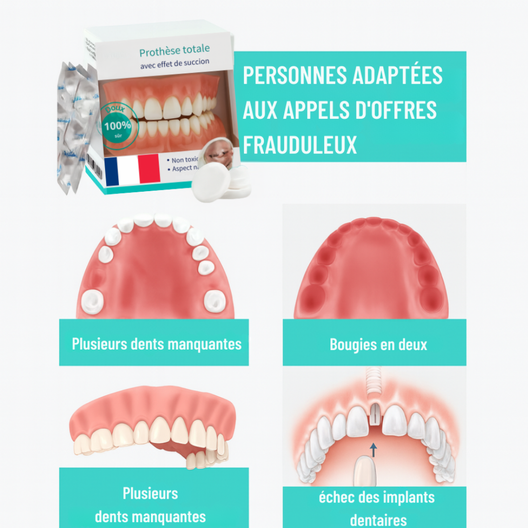 Herausnehmbare Zahnprothese mit natürlichem Effekt