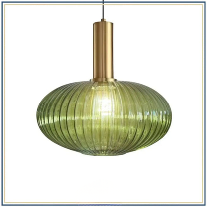 Lampadaire décoratif en verre texturé