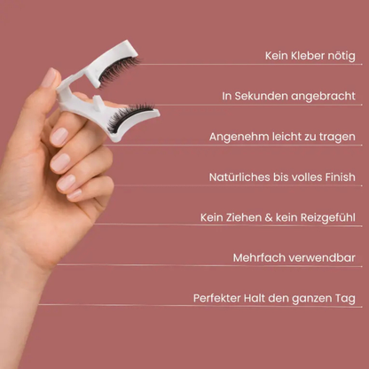 Magnetische Wimpern ohne Kleber