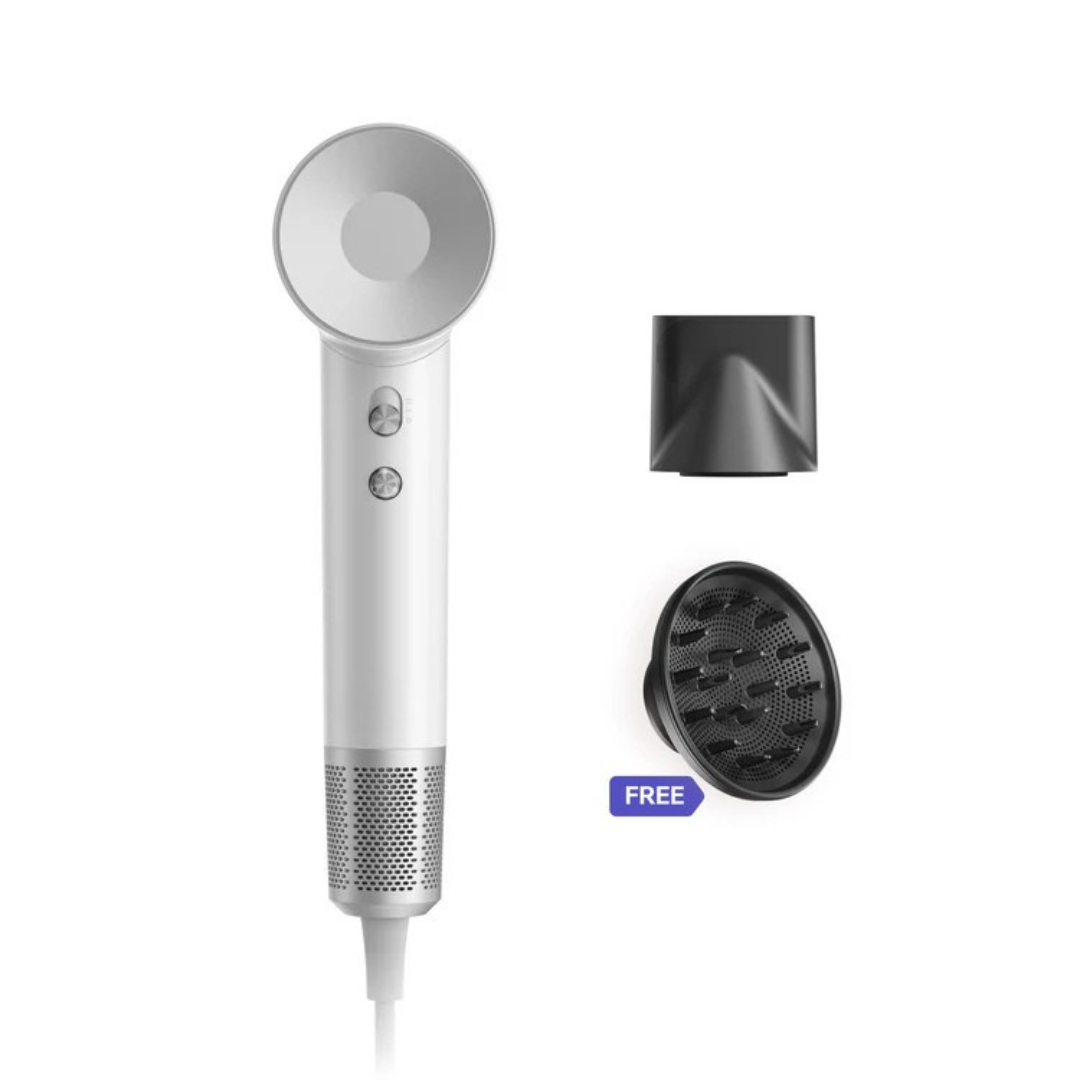 Sèche-cheveux haute vitesse avec embout diffuseur