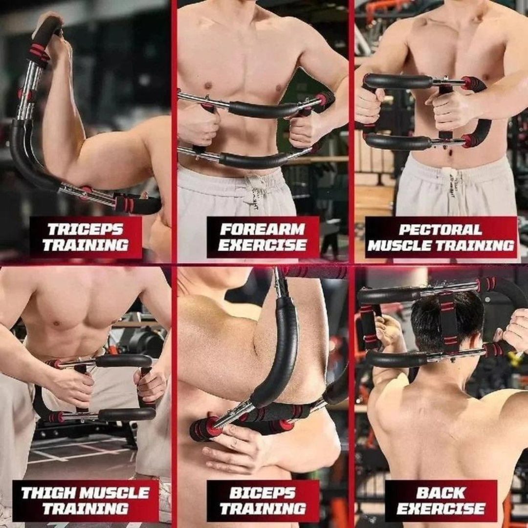 Verstellbare Trainingsstange für Arme und Brustmuskeln