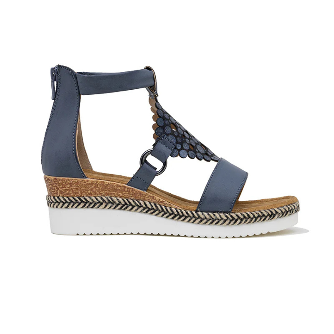 Sandalen mit Keilabsatz