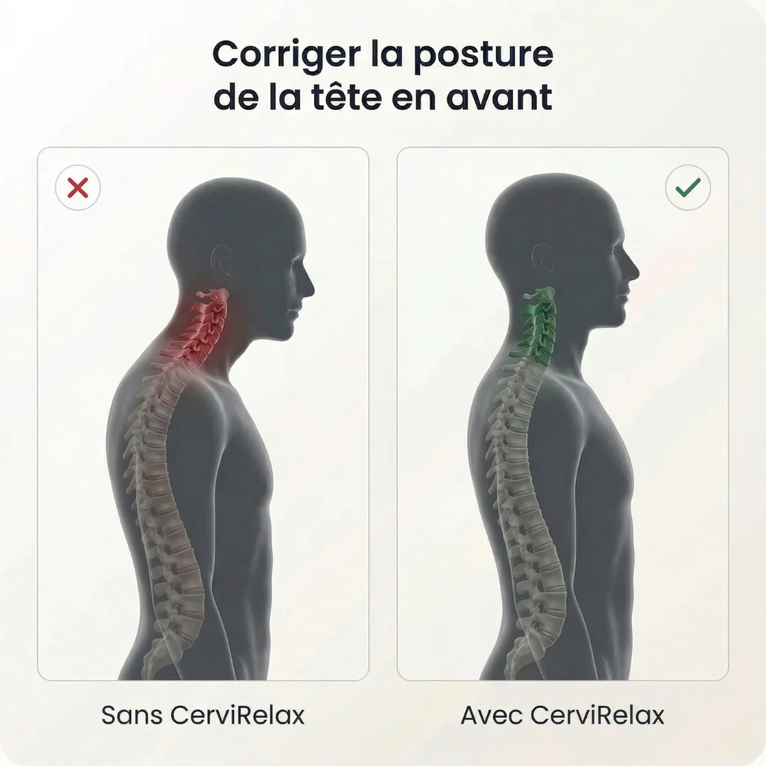 Coussin cervical chauffant de massage