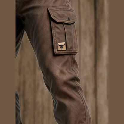 Gefütterte Cargo-Hose für Herren