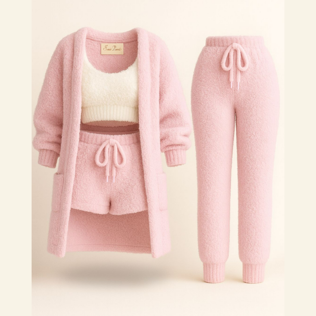 Kuscheliger Pyjama aus Strick