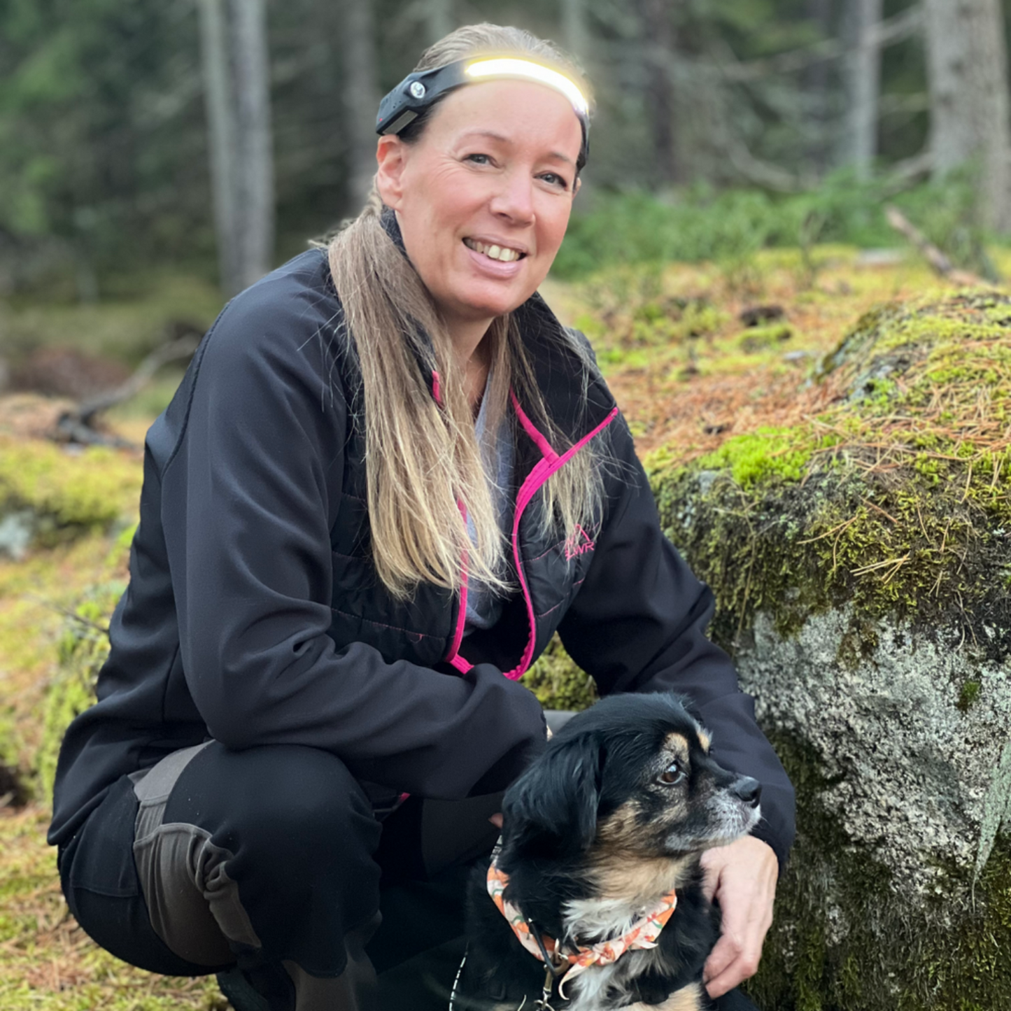 Wiederaufladbare LED-Stirnlampe mit Bewegungssensor