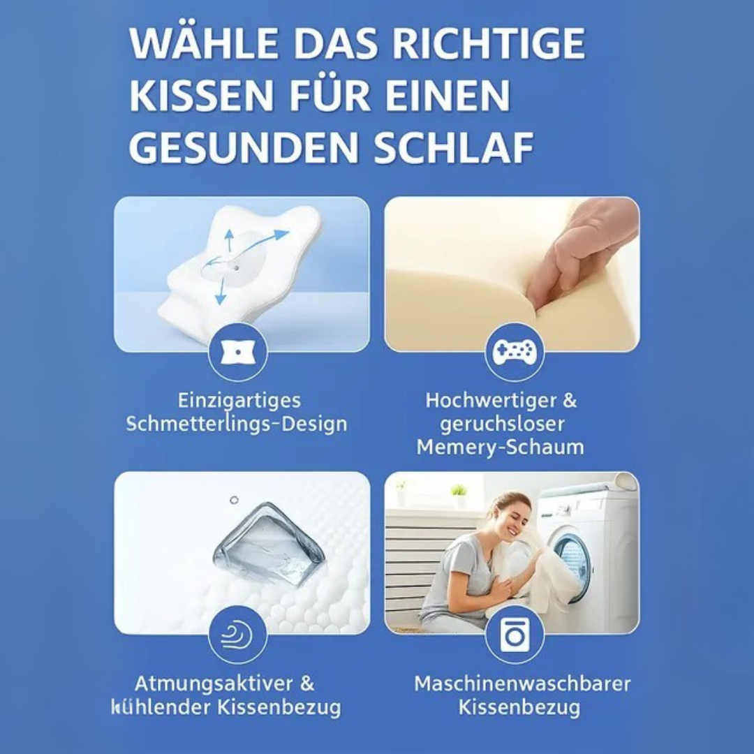 Orthopädisches Nackenkissen zur Unterstützung