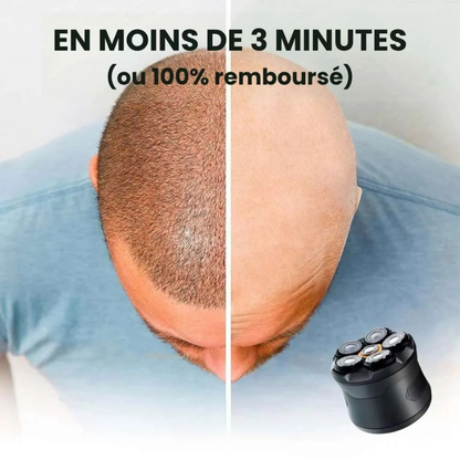 Rasoir ergonomique à 6 têtes
