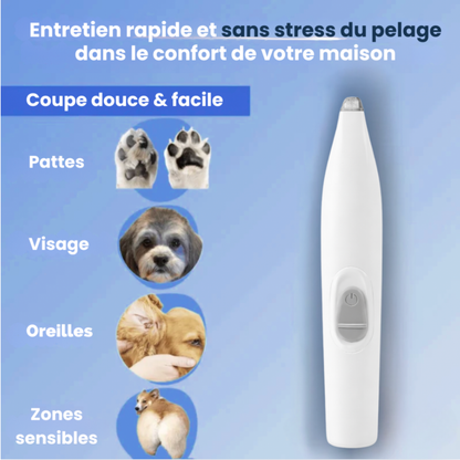 Outil électronique de soin pour pattes de chien
