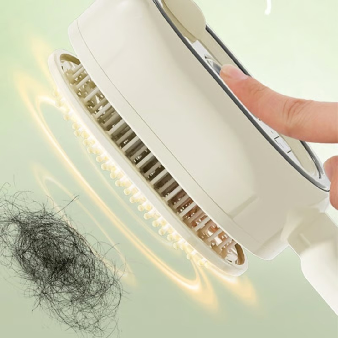 Brosse vapeur cheveux lissante