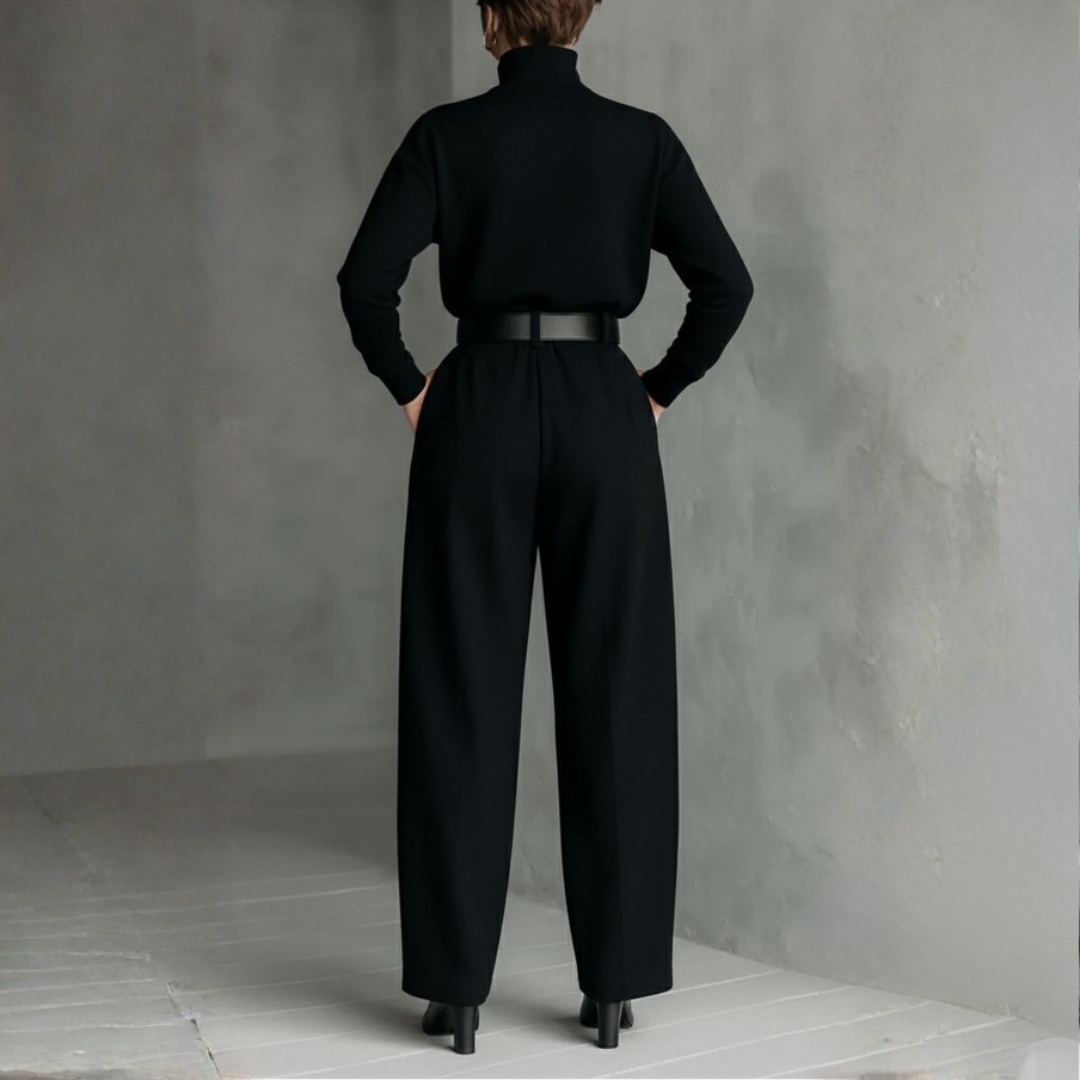 Combinaison élégante col montant