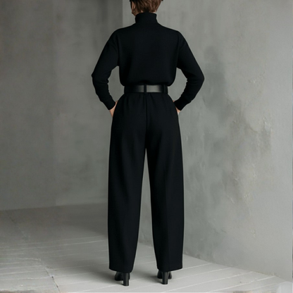 Combinaison élégante col montant