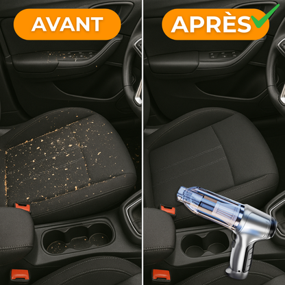 Aspirateur sans fil voiture compact et rechargeable