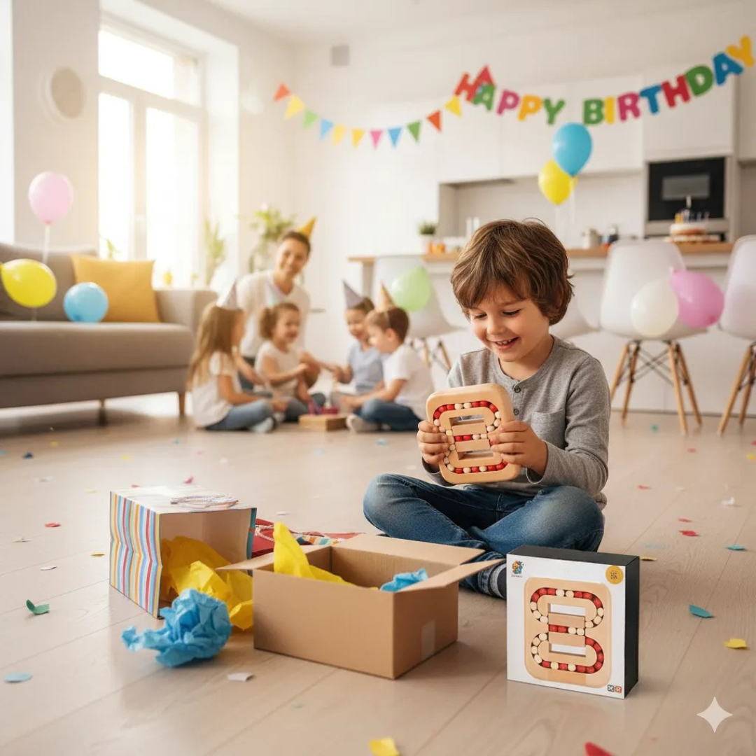 Casse-tête à billes en bois