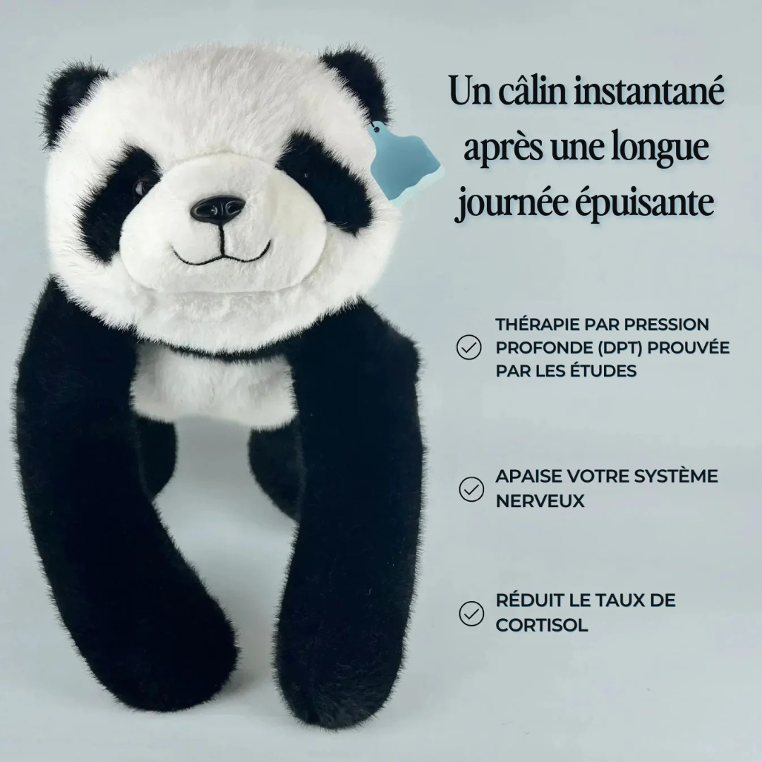 Peluche Panda Relaxante avec Bras Lestés