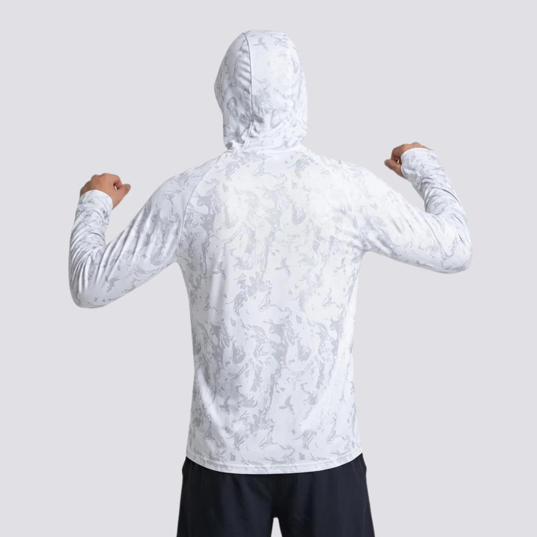 UV-Schutz-Sweatshirt mit integrierter Kapuze