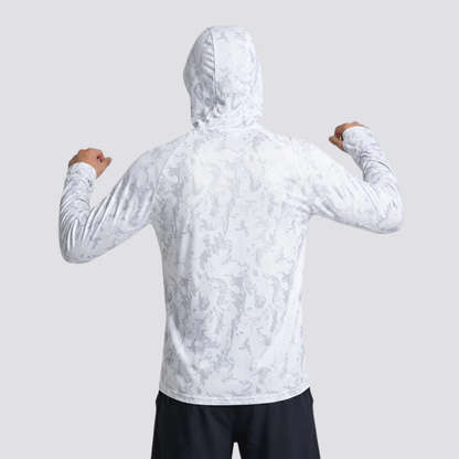 UV-Schutz-Sweatshirt mit integrierter Kapuze