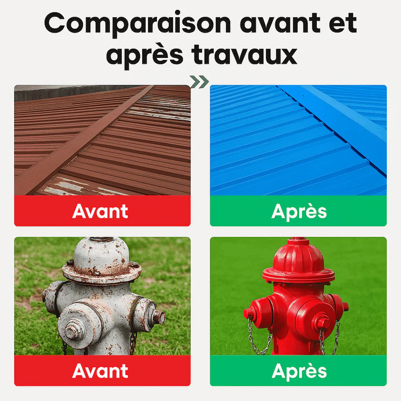 Peinture métallique antirouille