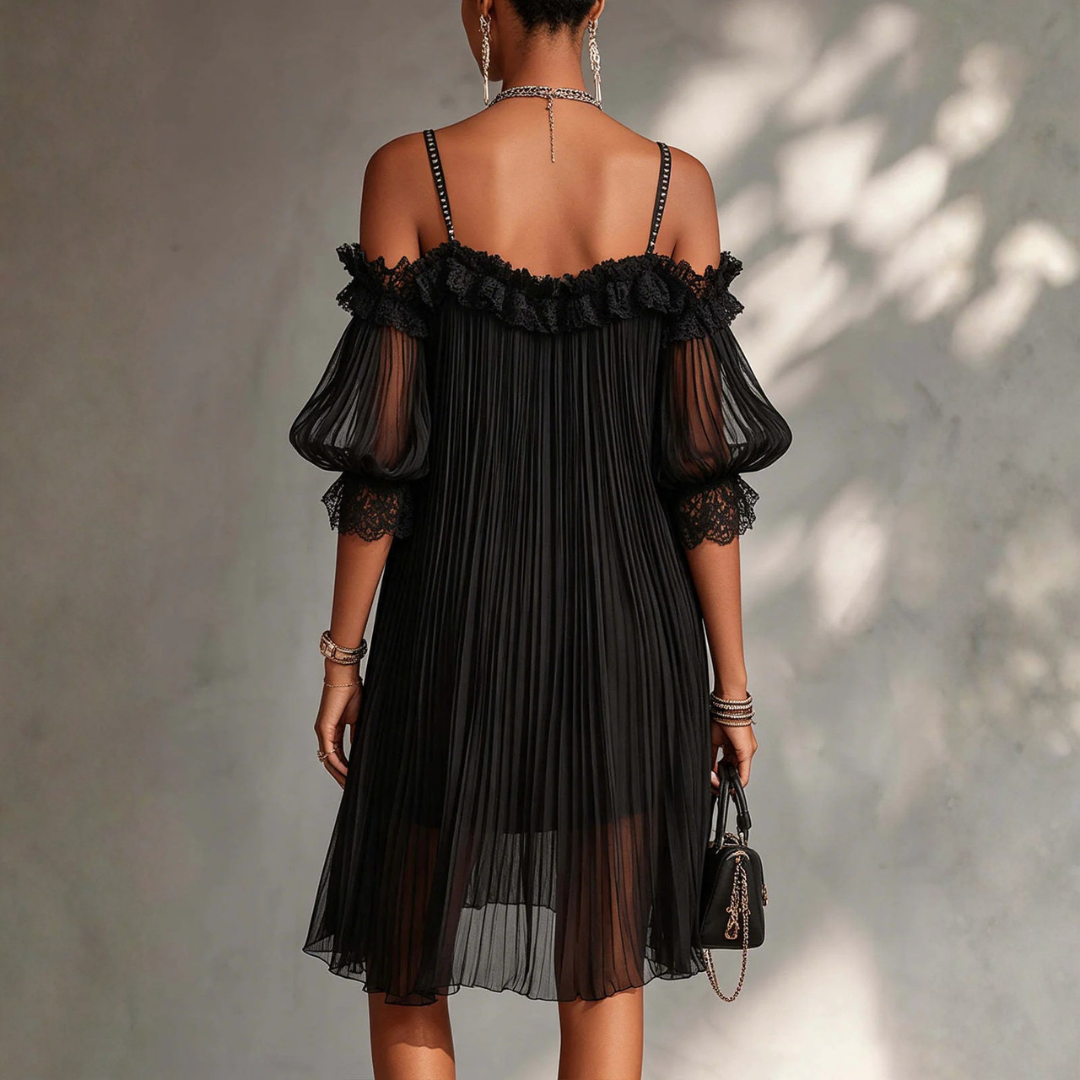Robe Longue Élégante Femme en Mousseline