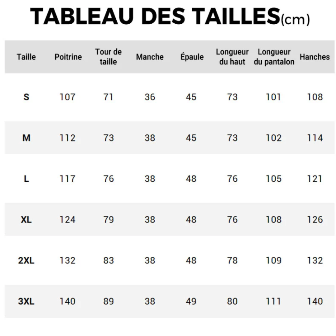 Ensemble 2 pièces en coton pour homme