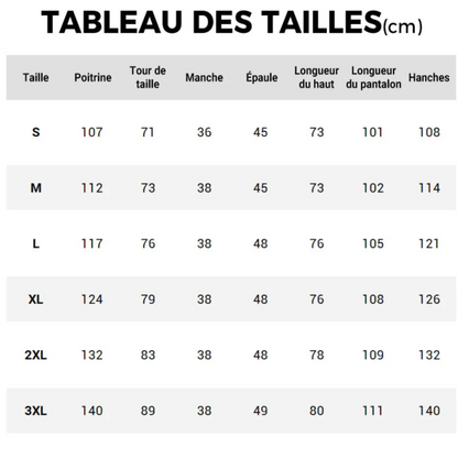 Ensemble 2 pièces en coton pour homme